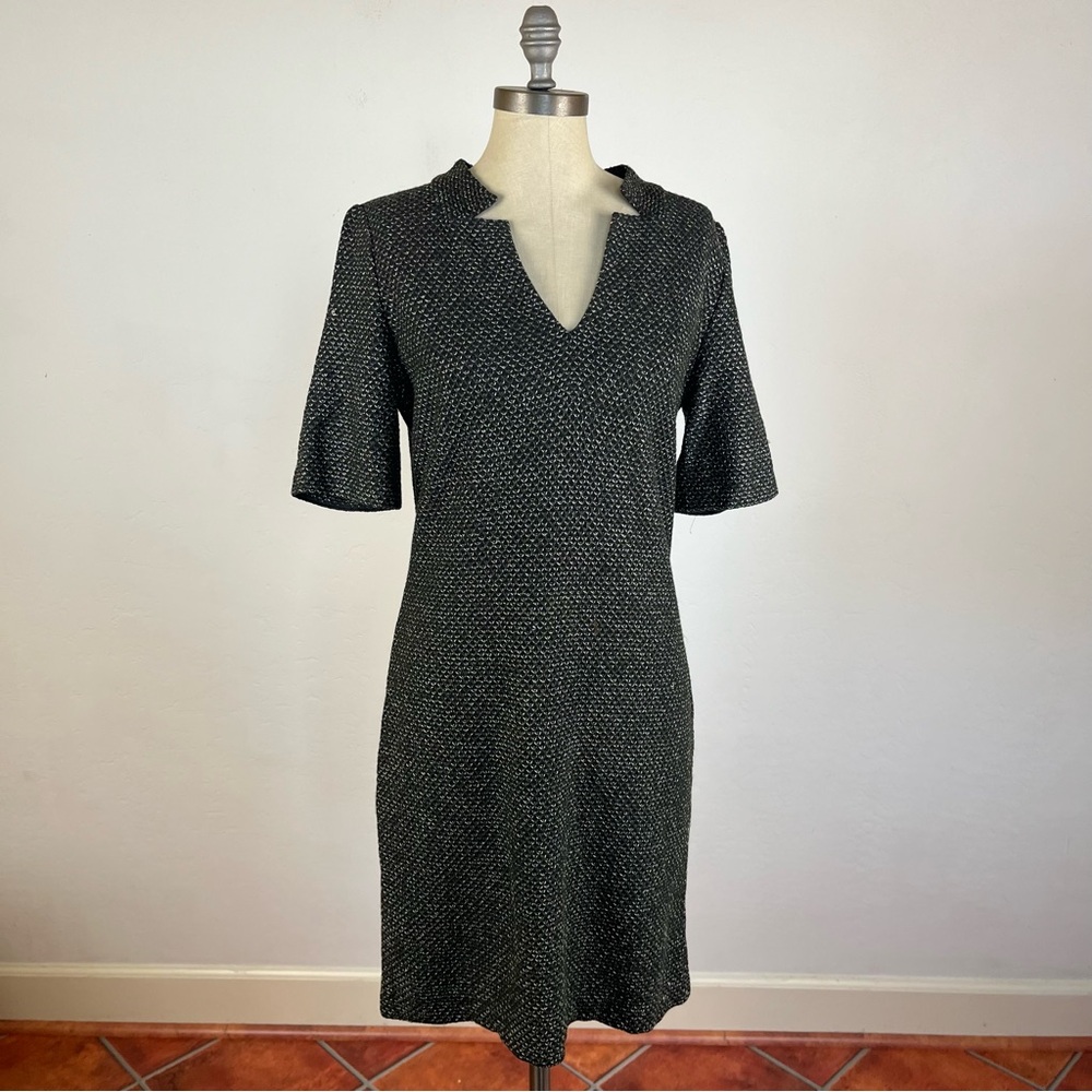 St. John x Nordstrom Tweed Knit Sheath Dress